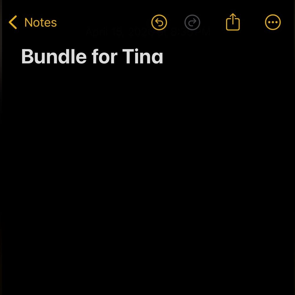 Bundle Listing